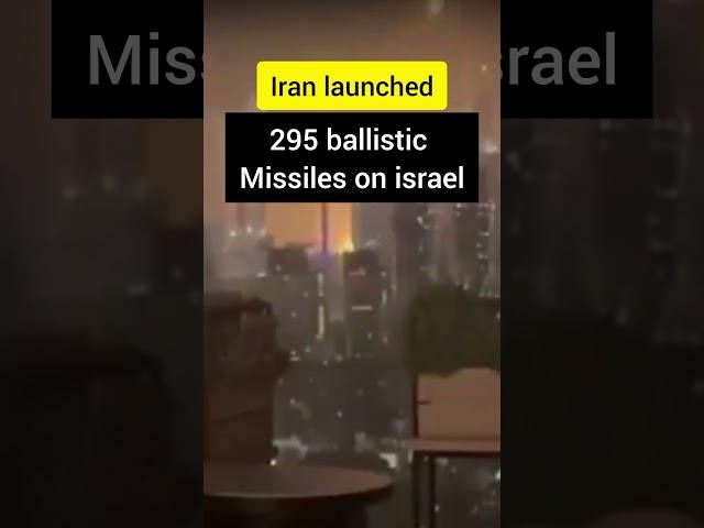 Iran Launches Retaliatory Missile Attacks on Israel 13 june 2025 #shorts #ytshorts