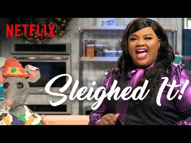 Nicole Byer Tries To Bake a Giant Mouse | Sleighed It! | Full Episode | Netflix