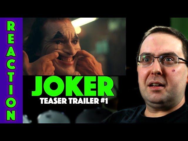 REACTION! Joker Teaser Trailer #1 - Joaquin Phoenix DC Movie 2019