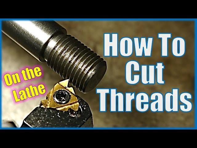 How to cut a thread on a manual lathe (Intermediate method ideal for home workshop & hobby engineer)