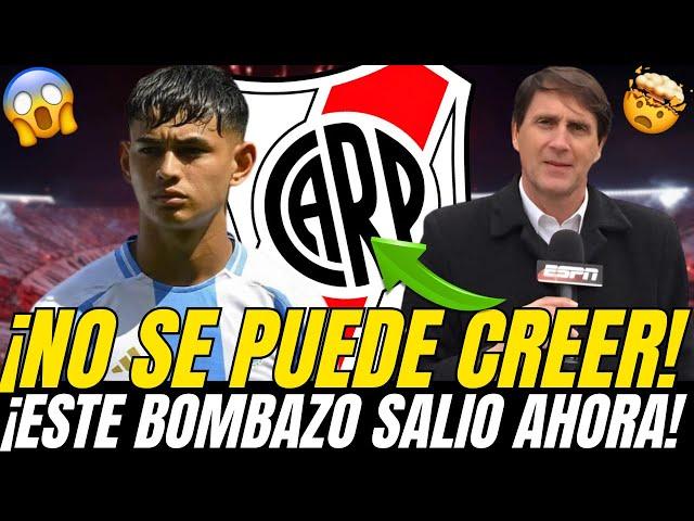 ¡CONFIRMADO! ¡RIVER PLATE HIZO LA COMPRA DEL AÑO! ¡SORPRESA GENERAL! NOTICIAS DE RIVER PLATE HOY