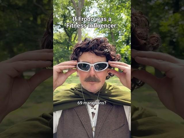 Frodo: The Fitness Influencer  Say less. #original #comedy #lordoftherings #running #gym #sketch