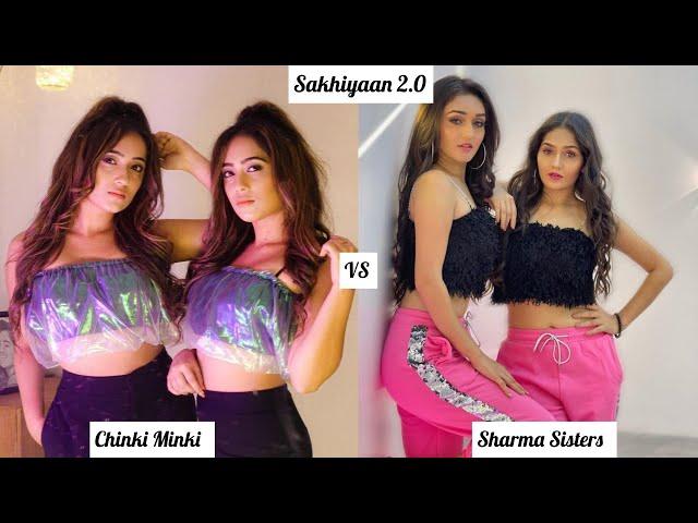 Sakhiyan2.0 | Akshay Kumar | Chinki Minki Vs Sharma Sisters | Bell Bottom | Twins Sister Dance Video