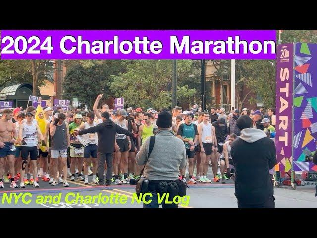 Charlotte NC - The Start of the 2024 Charlotte Marathon