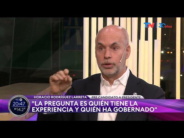 HORACIO RODRÍGUEZ LARRETA I "Vamos a reducir a la mitad los cargos políticos"