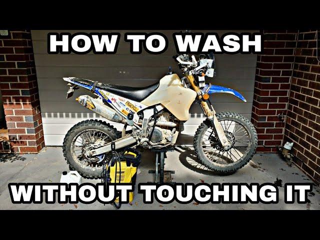 How To | Wash and Clean Your Dirty Bike | Without Even Touching It!!!