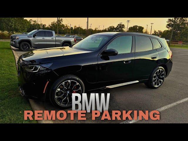 BMW Remote Parking: Watch How It Parks and Exits by Itself!