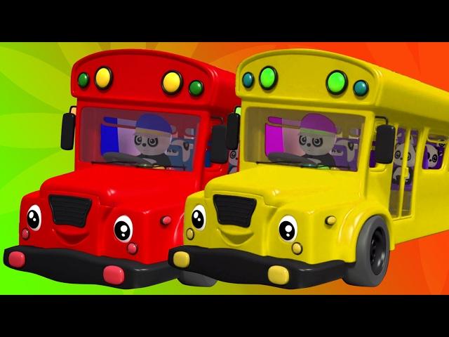 Колеса на автобусе | детского стишка | Baby Bao Panda | Nursery Rhyme For Kids | Wheels on the Bus