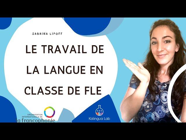 Grammaire et vocabulaire en classe de FLE