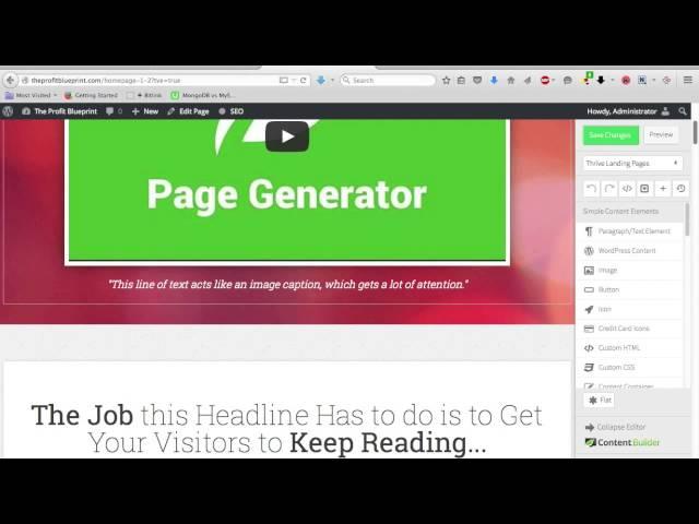 WordPress Setup Series Video #6 Supplemental (a walk through of Thrive Themes)