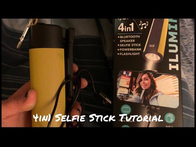 4In1 Selfie Stick Tutorial #unboxing #letstalkaboutit #content #technology #foryou