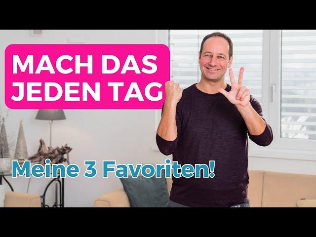 Beweglich & Schmerzfrei: Meine Top 3 Übungen für Rücken, Beine, Schultern und Arme! 