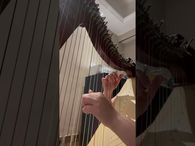 [For Harp Beginners] Stars by Chris Marshall & Claire Jones. ABRSM Grade 1 #harpmusic #harps