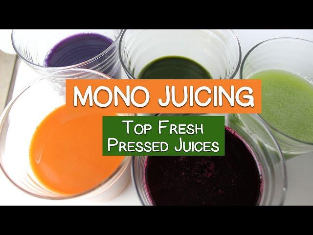 Vegetable Juice Cleanse, Top Mono Juices and Their Health Benefits