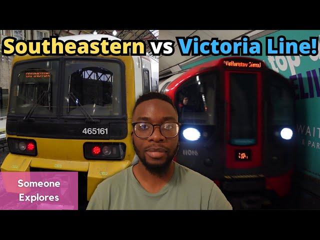 Victoria Line vs Southeastern! Which is better? | Brixton to London Victoria