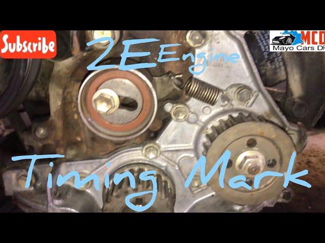 How to Fix timing belt2E-EFI Engine 12-Valve 1300cc Toyota XLI 1994