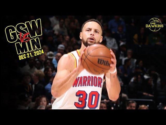 Golden State Warriors Full Team Highlights vs Timberwolves | Dec 21, 2024  | FreeDawkins