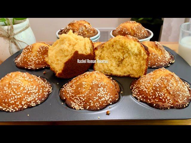 MANTECADAS DE MANTEQUILLA PARA EL CAFE ️PAN CASERO!!