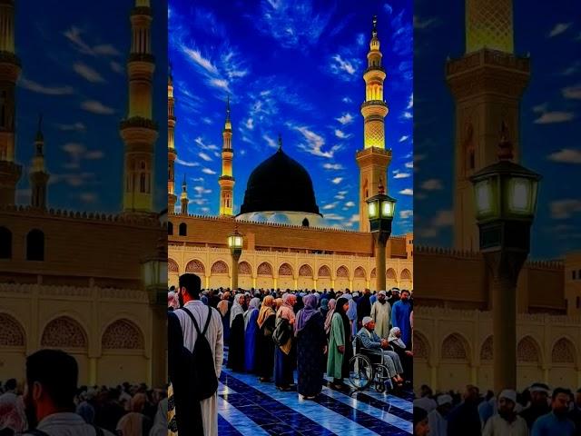 chala hun Ek Mujrim Ki Tarah Main Janine taiba status #newstatus #newnaat #trending #madina #status