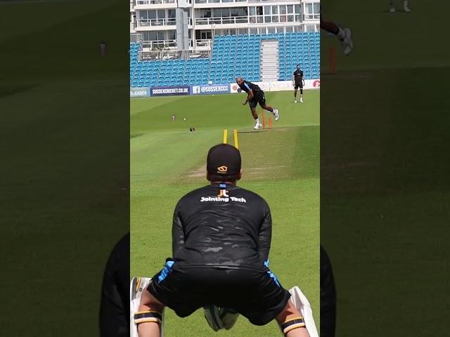  POV Facing A Professional Fast Bowler  #shorts