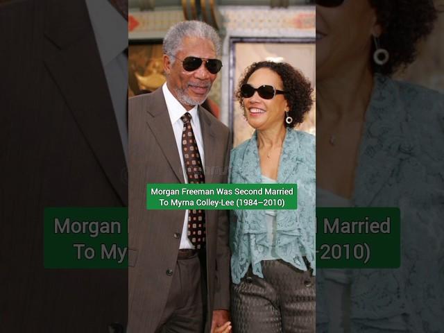 Morgan Freeman Married Twice | Myrna Colley-Lee | Jeanette Adair Bradshaw #shorts #celebritymarriage