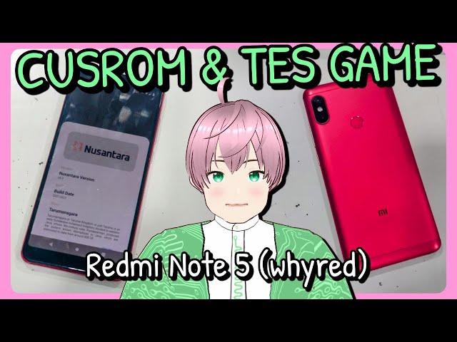 Mencoba Custom Rom Nusantara Android 13 di Redmi Note 5 (whyred) dan tes gaming [vTuber Indonesia]