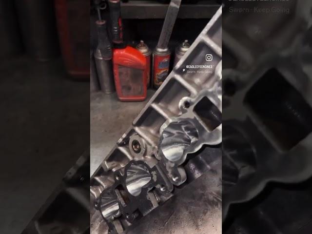 RB Porting In Processes #rb #cnc #motorsports #performance #engine #rb26 #porting #turbo #drifting