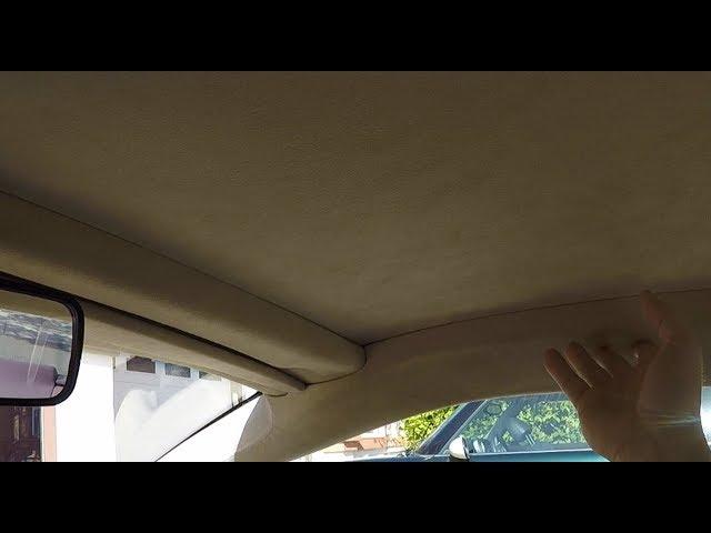 The Finished Result Fixing a Sagging Headliner in an Aston Martin DB9