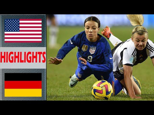 USA vs Germany Extended Highlights & All Goals | Pre-Match Women's Football Olympic Games 2024