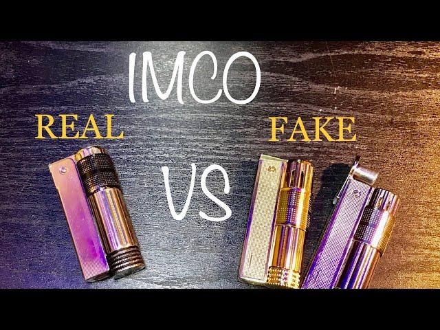 IMCO Petrol Lighter Real VS Fake