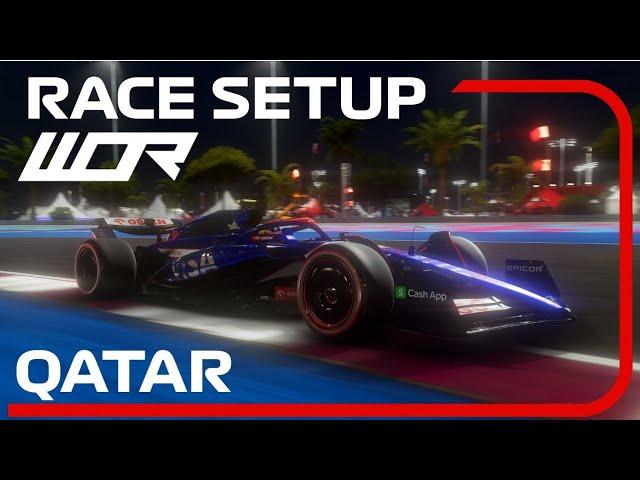 WOR TIER 2 F1 24 QATAR - Qualify Lap + RACE Setup 