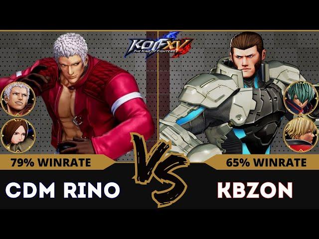 KOFXV⭐CDM RINO (O.Yashiro/Yashiro/Whip) vs KBZON (Maxima/Shun'ei/Rock)⭐Ranked Match - 11/24