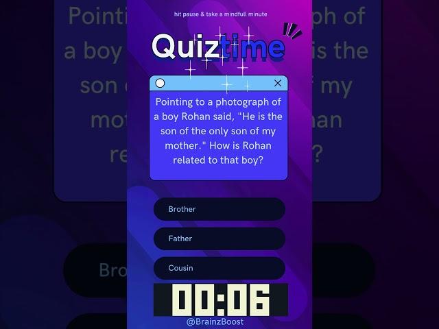 Fuel your intellect and ignite your curiosity with BrainzBoost #shorts #quiz #trivia #riddles #trend