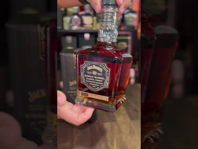 2015 Jack Daniel’s Single Barrel Barrel Proof Black Sticker. #shortsvideo #shorts #bar #viralvideo