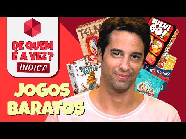 TÁ POBRE? | Top jogos por menos de 100 Reais | De quem é a Vez? - Indica