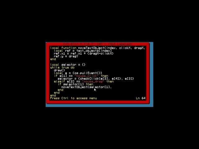 ComputerCraft - Draggable Text Tutorial