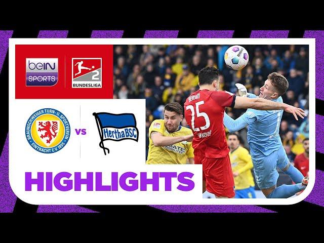 Eintracht Braunschweig v Hertha Berlin | 2. Bundesliga 23/24 Match Highlights