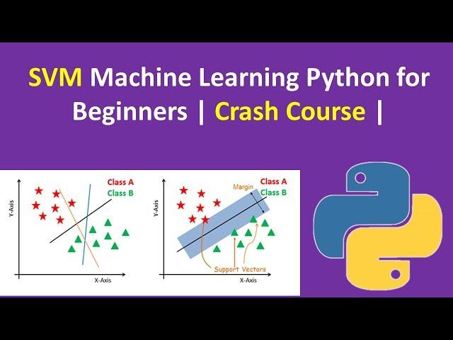 Machine Learning Tutorial 5 - SVM Machine Learning Python for Beginners | Machine Learning Basics