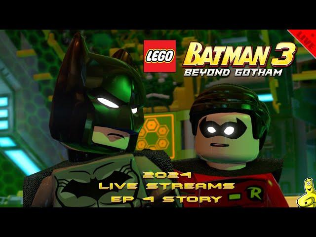 LEGO Batman 3 Beyond Gotham: 2024 LIVE STREAMS Ep. 4 STORY (on Xbox Series X) - HTG