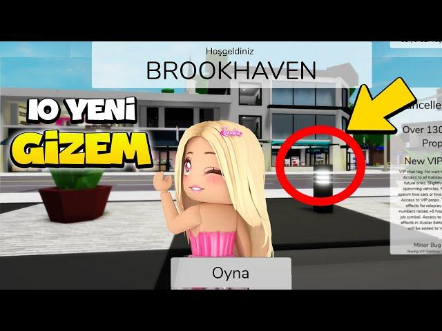 YENİ 10 GİZEM VE HİLE AMA HACK YOK  ROBLOX BROOKHAVEN  RP | KÜBRA NİSA