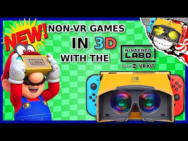 MORE 3D games for Labo VR on Nintendo Switch.  ALL NEW!