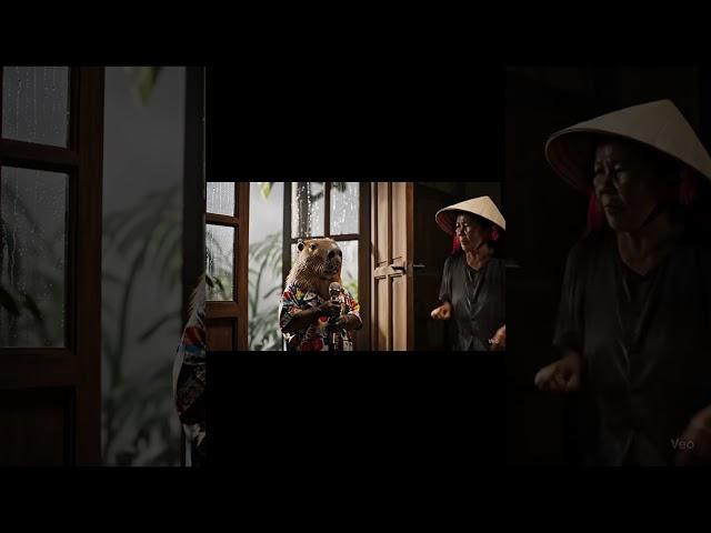 Khi capy thất tình nhưng không quên báo bà  #funny #cuocsongcuacapy