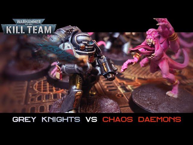 KILL TEAM BATTLE REPORT:   Grey Knights vs Chaos Daemons - V: In the Bowels of the Beast