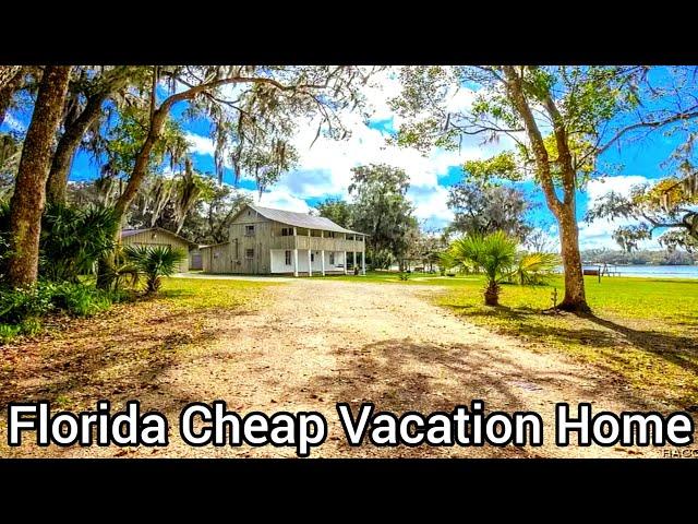 Florida Waterfront Homes For Sale | $299k | 1.5 acres | Florida Waterfront Property For Sale