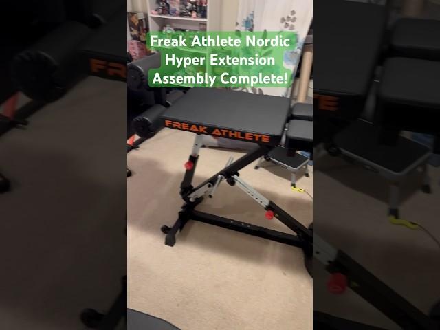 Freak Athlete Nordic Hyper Extension Assembly Complete! #hobby #homegym