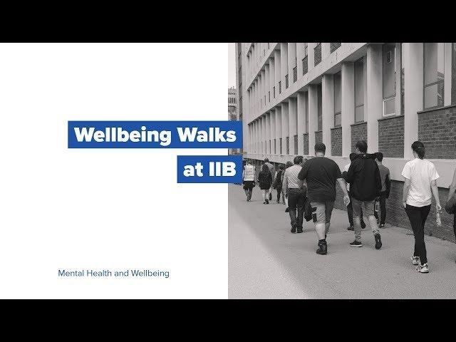 Wellbeing Walk at IIB