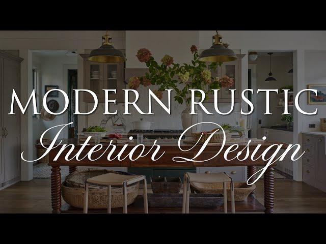 10 MODERN RUSTIC Style Interior Design Tips for a Cosy & Inviting Home!