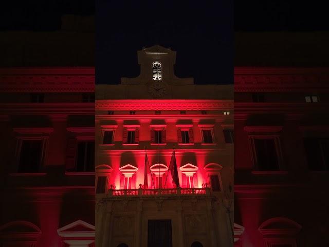 Giornata mondiale lotta Aids. Questa sera Montecitorio si illumina di rosso 2