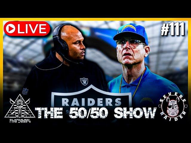 LIVE50/50Show‍️#Raiders VS Chargers PREVIEW,  Latest #RaiderNation NEWS, RUMORS & More!