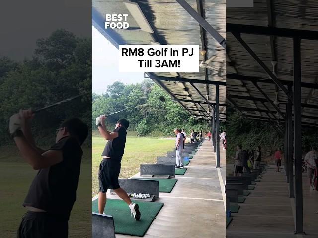 RM8 Golf until 3am in PJ, Kota Damansara Driving Range!